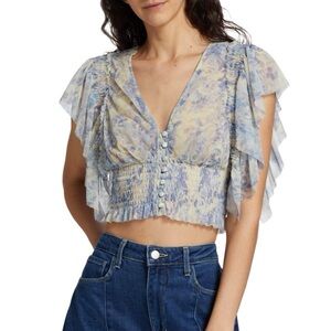 New with Tag Free People Sugar Crop Top